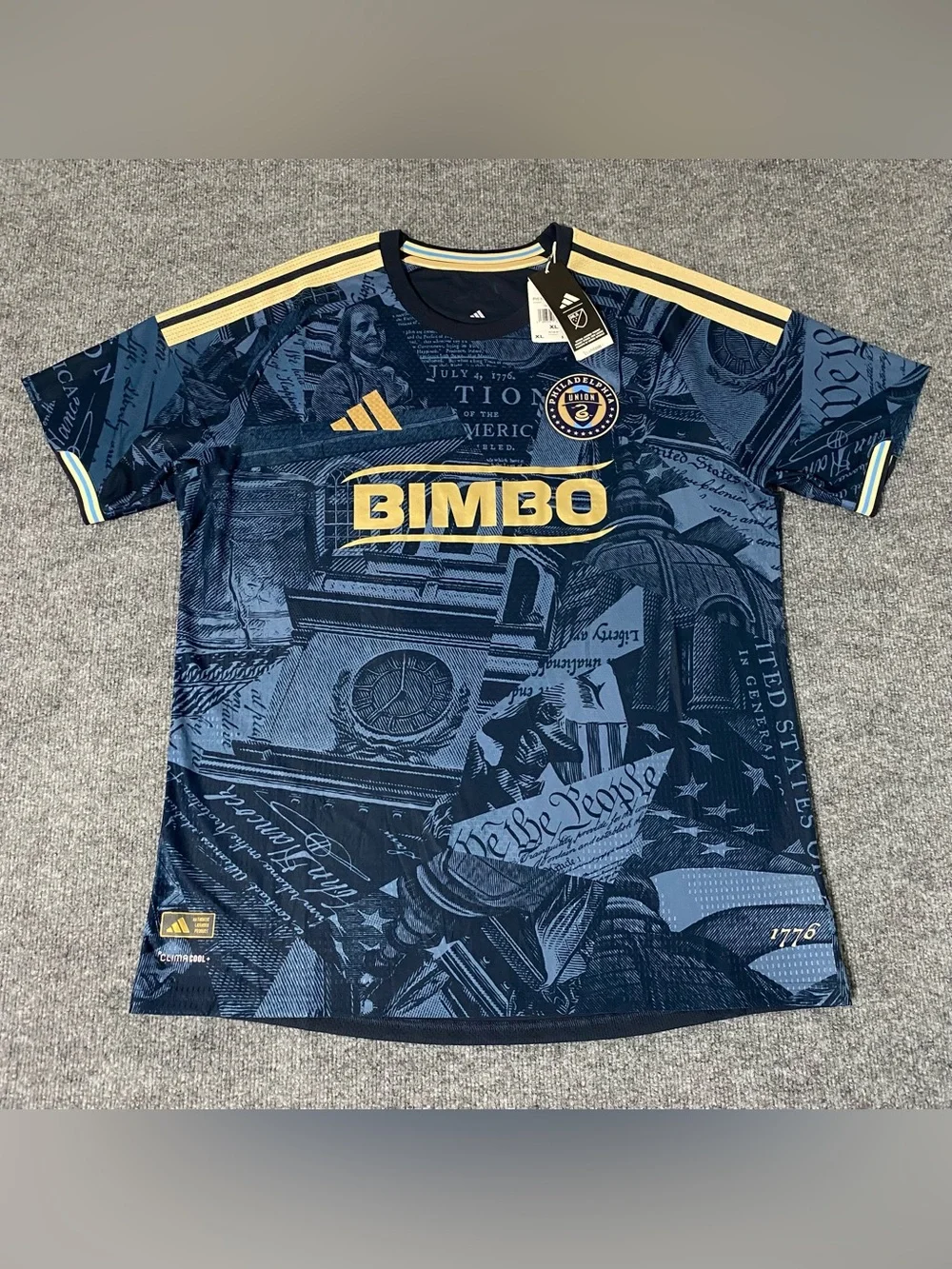 Adidas Philadelphia Union 26 27 Player Authentic On Field Jersey Mens XL NWT